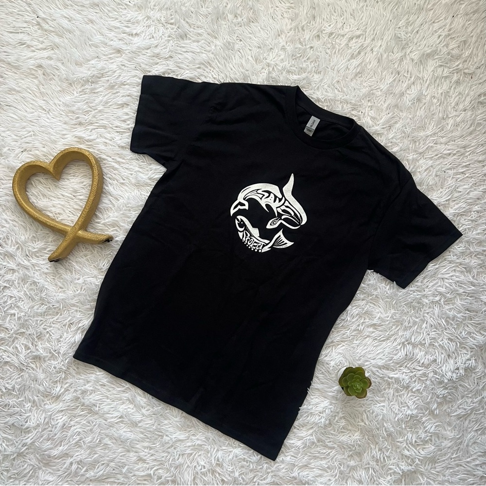 Gildan Black Short Sleeve Tees with Unique Graphics